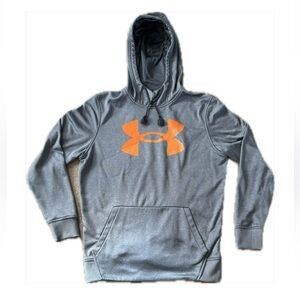 😎 Men’s Under Armour ColdGear loose fit grey hoodie in excellent condition
